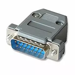 15 Pin Copper Plated VAG Serial Port Male Socket Adapter Connector DB15P, Cable Connectors - Jacks - Plugs - Trademart.pk