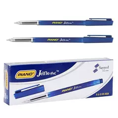 One Pack Of Piano Jelflo Ball Point Pens (10 Pcs) Blue, Ball Pen - Trademart.pk
