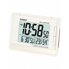 Casio Auto Calendar Thermometer Digital Travel Alarm Clock Dq980-7, Digital Clock - Trademart.pk