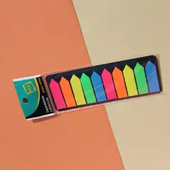 10 Color Flag Sticky Notes, Color Pencils - Trademart.pk