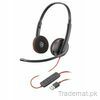 Plantronics Blackwire C3220 Corded UC USB Headset, Gaming Headsets - Trademart.pk