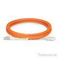 3m (10ft) LC UPC to SC UPC Duplex 3.0mm PVC (OFNR) OM2 Multimode Fiber Optic Patch Cable #68864, Fiber Patch Cord - Trademart.pk