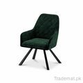 Dining Chair Rocco in Bottle Green Velvet, Dining Chairs - Trademart.pk