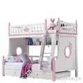 Kid Furniture Castle Children Bunk Bed for Stair Storage Study Table with Ladder, Bunk Bed - Trademart.pk