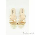 Kelly Women Golden Stylish Heels, Heels - Trademart.pk