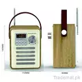 Portable Mini FM Pocket Radio with Bluetooth Speaker, Radio - Trademart.pk