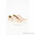 Miles Women Light Pink Solid Slip-On Sneakers, Sneakers - Trademart.pk