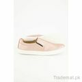 Miles Women Light Pink Solid Slip-On Sneakers, Sneakers - Trademart.pk