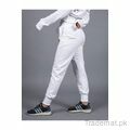 Slender Waisted Jogger Trouser White, Women Trousers - Trademart.pk
