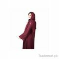 Women Solid Purple Abaya Burqa 1221, Abayas - Trademart.pk