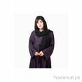 Women Solid Purple Abaya Burqa Bs35, Abayas - Trademart.pk