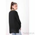 West Line Women Black Solid Grip Shirt, Womens Shirts - Trademart.pk