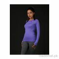 Resolute Full Sleeves Shirt - Purple, Women T-Shirts - Trademart.pk