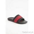 Xarasoft Men Black Slides, Slippers - Trademart.pk