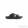 Le Confort Men Black Casual Slippers, Slippers - Trademart.pk