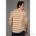 West Line Men Check Print Cotton Casual Shirt, Men Shirts - Trademart.pk