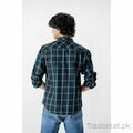 West Line Men Check Print Cotton Casual Shirt, Men Shirts - Trademart.pk