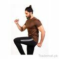 Rhombus Active T-Shirt - Brown, Men T-Shirts - Trademart.pk