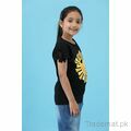 Yellow Bee Girls Black T-Shirt, Girls Tops & Tees - Trademart.pk