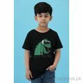 Miles Boys Black T-Shirt, Boys T-Shirts - Trademart.pk