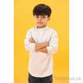 Yellow Bee Boys Wht-Prpl-Blk Casual Shirt, Boys Shirts - Trademart.pk