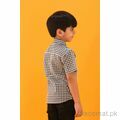 Yellow Bee Boys Wht-Blk Casual Shirt, Boys Shirts - Trademart.pk