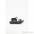 Xarasoft Boys Black-Grey Sandal, Sandals - Trademart.pk