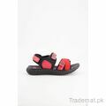 Xarasoft Boys Black-Red Sandal, Sandals - Trademart.pk