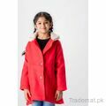 Yellow Bee Girls Red Winter Coats, Girls Coats - Trademart.pk