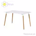 Custom Made Wooden Dining Table with Beech Wood Legs, Dining Tables - Trademart.pk