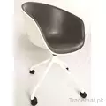 Upholstery Office Chair with Plastic PP Shell and Alu Base, Dining Chairs - Trademart.pk