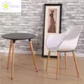 Modern Minimalist Style Dining Room Furniture Wooden Legs MDF Top Dining Table, Dining Tables - Trademart.pk
