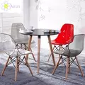 Custom Made Cafe Table Restaurant Wooden Dining Table with Beech Wood Legs, Dining Tables - Trademart.pk