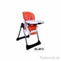 TINNIES BABY ADJUSTABLE HIGH CHAIR ORANGE, High Chair & Booster Seat - Trademart.pk