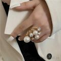 Pearl Cluster Chunky - Ring, Rings - Trademart.pk
