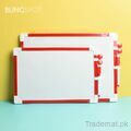 Red Magnetic Whiteboard Set - Style 3, Color Markers - Trademart.pk