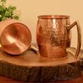 Moscow Mule Style Mug - Pure Copper Hand Crafted, Mugs - Trademart.pk