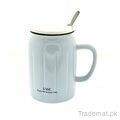 Sky Blue Cylindrical Coffee Mug, Mugs - Trademart.pk