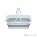 Collapsible Rectangular Basket With Handles, Laundry Baskets - Trademart.pk
