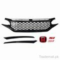 Honda Civic 2016 to 2020 Front Grill Si Style Glossy Black, Front Bumper Grills - Trademart.pk