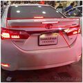 Corolla 2014 to 2020 - Back Spoiler Taiwan With Light and Paint, Spoilers - Trademart.pk