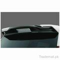 Toyota Prado FJ150 2009 to 2018 - Back - Rear Roof Spoiler Cover Wing Trunk ABS Plastic Black and White Color, Spoilers - Trademart.pk