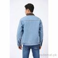Quilted Denim Jacket, Men Jackets - Trademart.pk