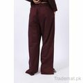 Wide Legged Duo-Tone Pants, Women Pants - Trademart.pk