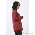Pullover with Pockets, Women Sweater - Trademart.pk