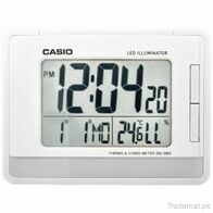 Casio Auto Calendar Thermometer Digital Travel Alarm Clock Dq980-7, Digital Clock - Trademart.pk