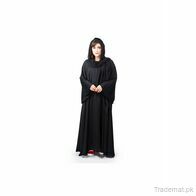 Women Solid Black Abaya Burqa Ci71, Abayas - Trademart.pk