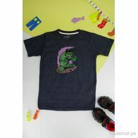 Miles Boys Charcoal Grey T-Shirt, Boys T-Shirts - Trademart.pk