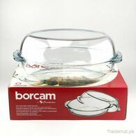 Borcam Serving Dish With Lid - Oval - Serveware, Serving Dish - Trademart.pk