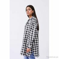 Checkered Shirt with SNAP Button, Womens Shirts - Trademart.pk